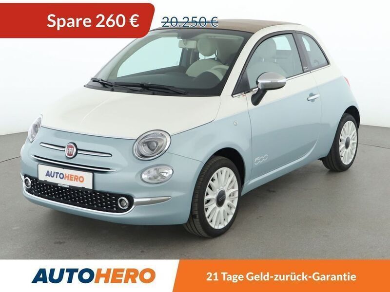 Grün Gebraucht 2024 Fiat 500C Collezione Cabrio | 19.990 € (Teuer) - Bild 1/3