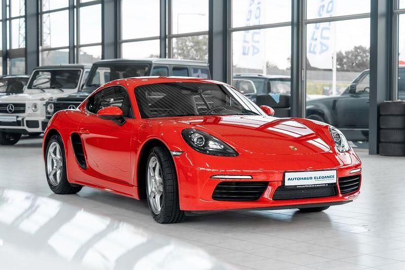 Rot Gebraucht 2018 Porsche 718 Cayman Coupé | 50.980 € (Fairer Preis) - Bild 1/4