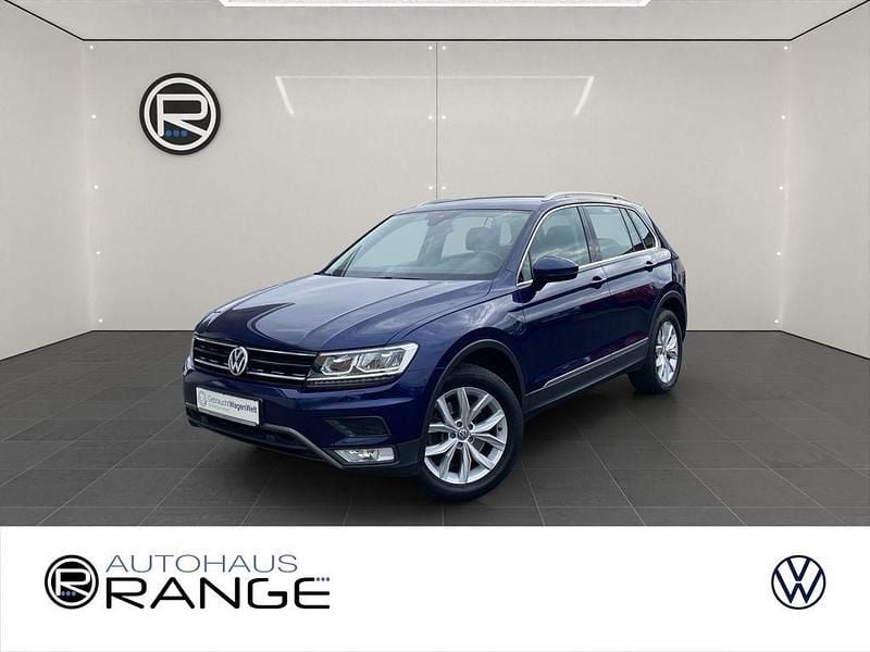 Blau Gebraucht 2017 VW Tiguan Highline SUV | 19.980 € (Guter Preis) - Bild 1/4