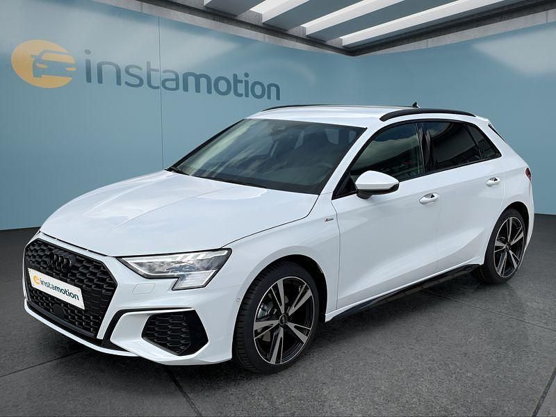 Weiß Gebraucht 2024 Audi A3 Sportback Limousine | 37.949 € (Teuer) - Bild 1/4