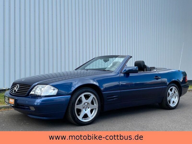 Blau Gebraucht 1996 Mercedes SL280 Cabrio | 24.999 € (Teuer) - Bild 1/4
