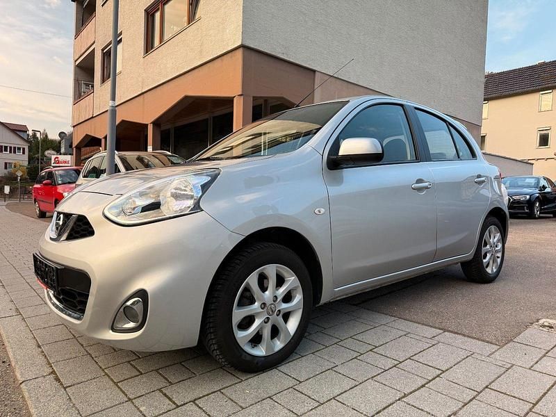 Gebraucht Nissan Micra Acenta 80 PS (58 kW) 2014 Silber Kleinwagen