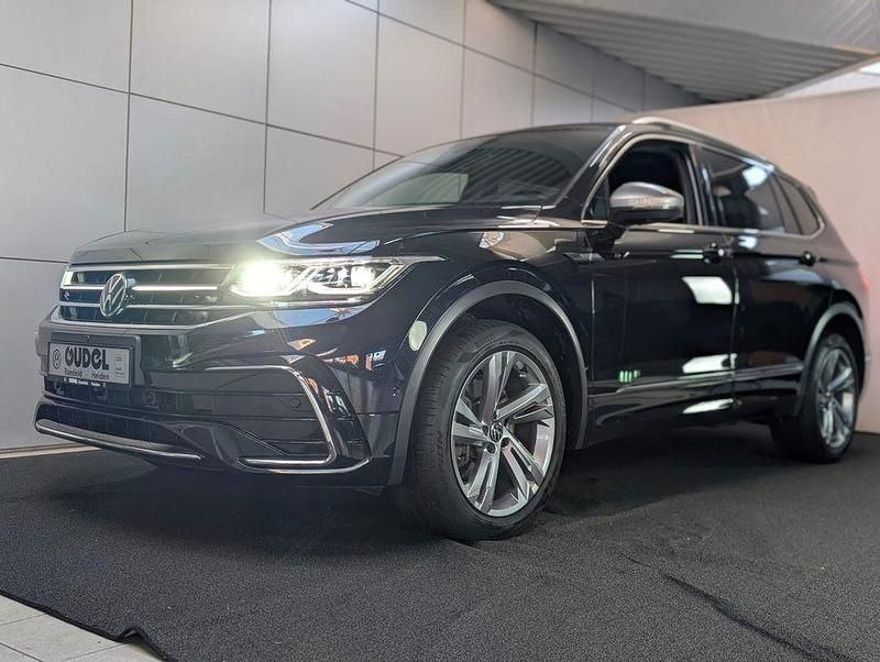 Gebraucht VW Tiguan Allspace R-line 200 PS (147 kW) 2021 Schwarz SUV