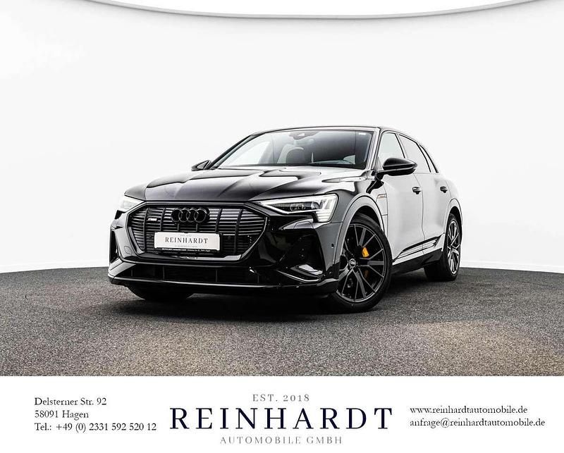 Gebraucht Audi e-tron Black Edition 300 kW (408 PS) 2022 Mythosschwarz metallic SUV