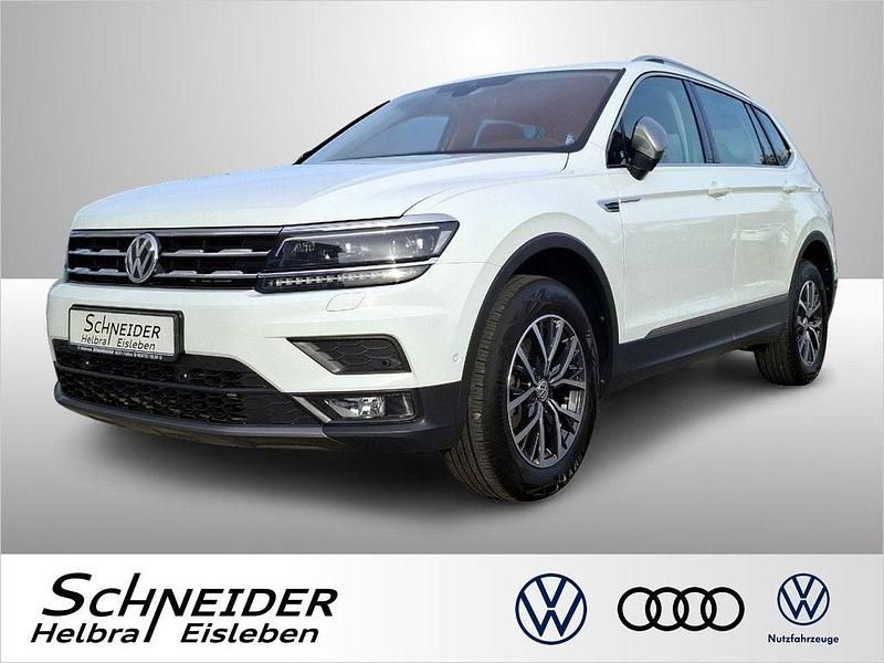 Pure white Gebraucht 2021 VW Tiguan Allspace Comfortline SUV | 24.860 € (Fairer Preis) - Bild 1/4