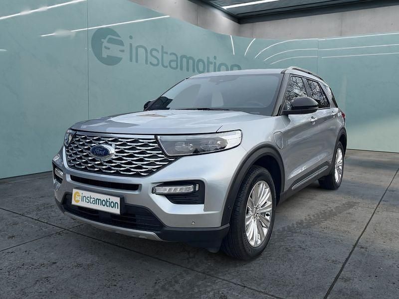 Silber Gebraucht 2021 Ford Explorer SUV | 50.299 € (Fairer Preis) - Bild 1/4