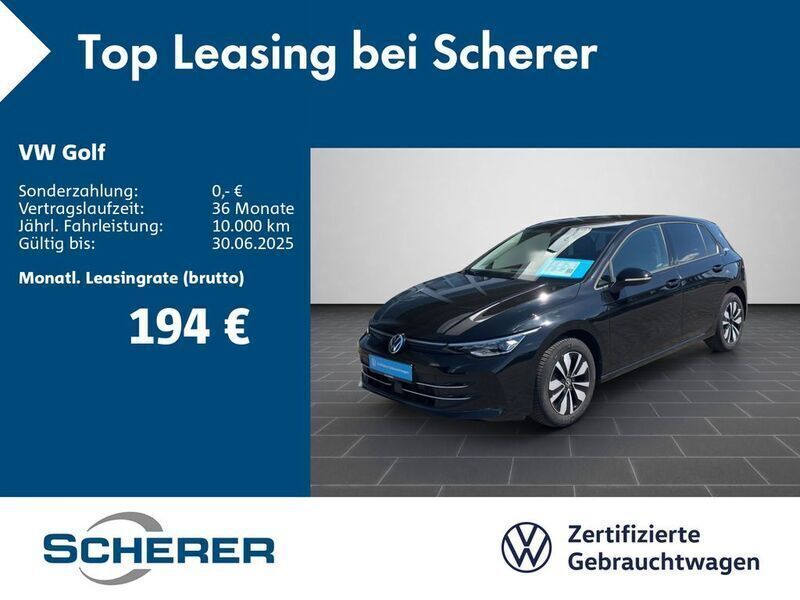 Grenadillschwarz metallic (metallic) Gebraucht 2024 VW Golf VIII Goal Limousine | 23.290 € (Superpreis) - Bild 1/4