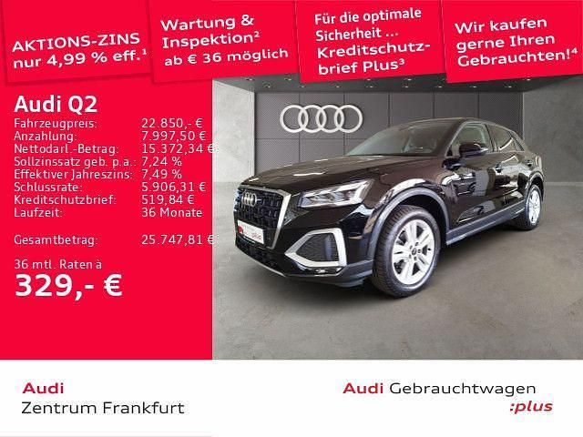 Gebraucht Audi Q2 Advanced 150 PS (110 kW) 2022 Brillantschwarz SUV
