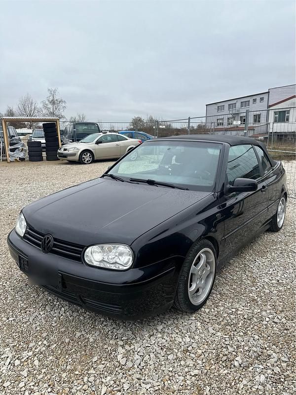 Schwarz Gebraucht 1998 VW Golf Cabriolet Cabrio | 1.790 € (Guter Preis) - Bild 1/4