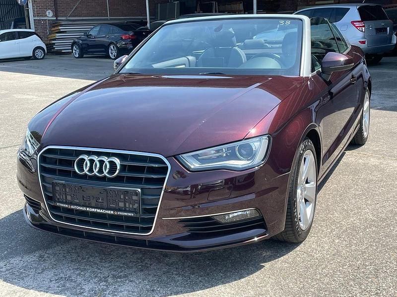 Rot Gebraucht 2014 Audi A3 Cabriolet Ambition Cabrio | 13.799 € (Fairer Preis) - Bild 1/4