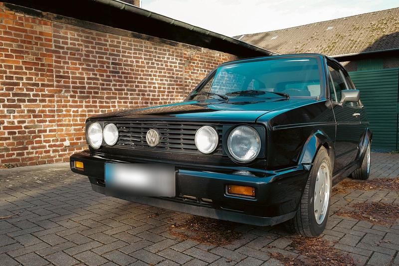 Gebraucht VW Golf Cabriolet Karmann 98 PS (72 kW) 1989 Schwarz Cabrio