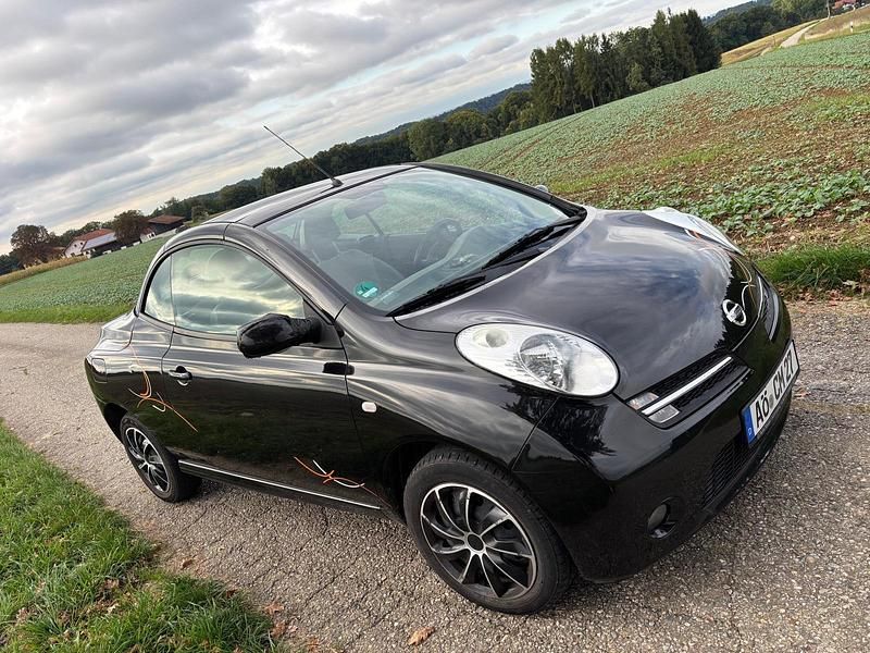 Schwarz Gebraucht 2007 Nissan Micra C+C Cabrio | 1.990 € (Etwas zu teuer) - Bild 1/4
