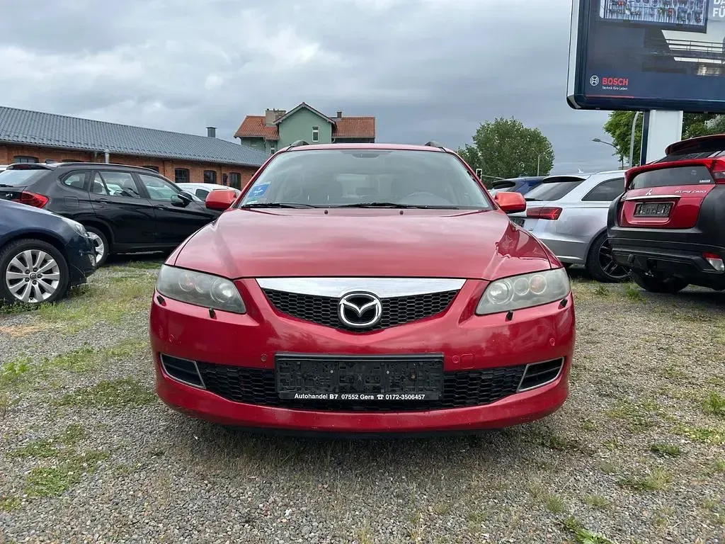 Gebraucht Mazda 6 Active Plus 143 PS (105 kW) 2007 Rot Kombi