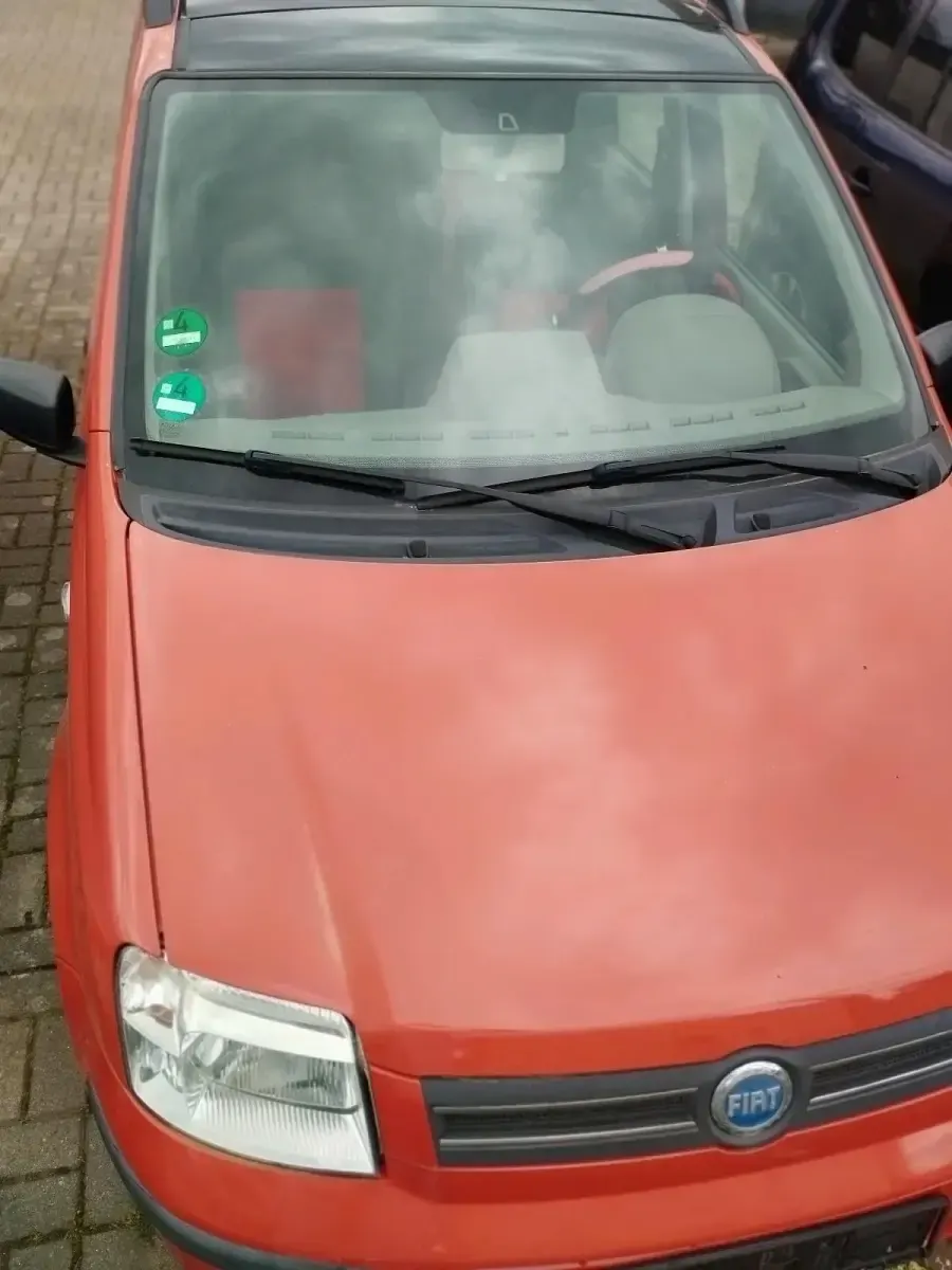 Gebraucht Fiat Panda 2003 Rot Kleinwagen