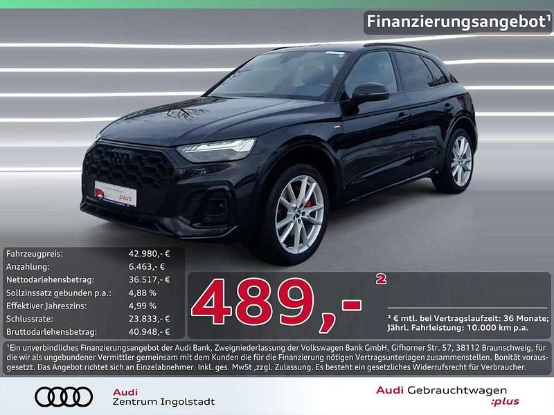 Mythosschwarz metallic Gebraucht 2022 Audi Q5 S-Line SUV | 42.980 € (Fairer Preis) - Bild 1/3