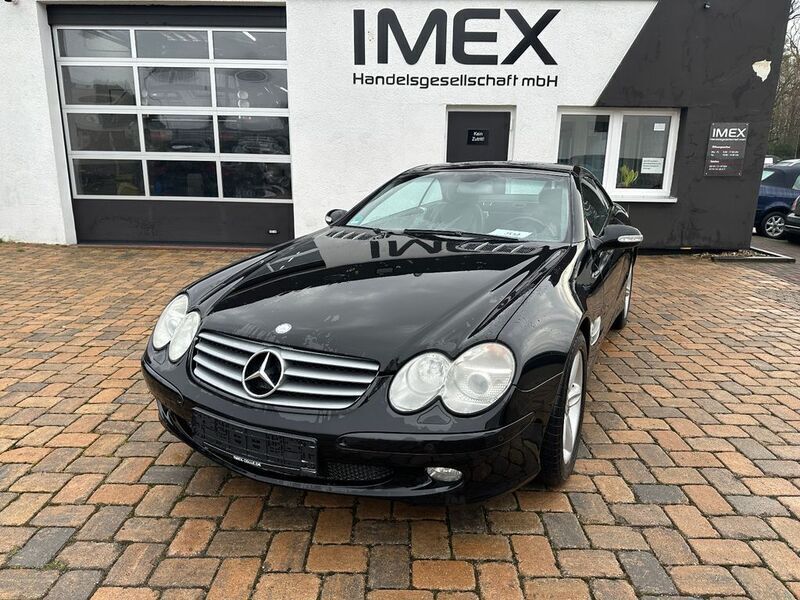 Schwarz Gebraucht 2003 Mercedes SL350 Cabrio | 13.990 € (Etwas zu teuer) - Bild 1/4