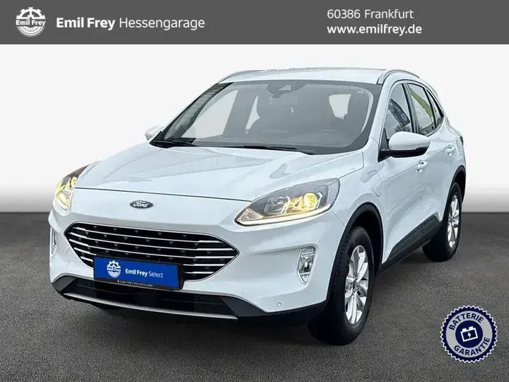 Frozen white Gebraucht 2022 Ford Kuga Titanium SUV | 22.750 € (Superpreis) - Bild 1/3