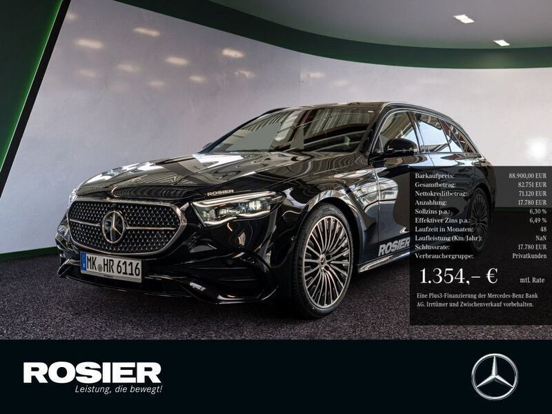 Gebraucht Mercedes E450 AMG Line Premium Plus 367 PS (269 kW) 2025 Schwarz / obsidianschwarz Kombi
