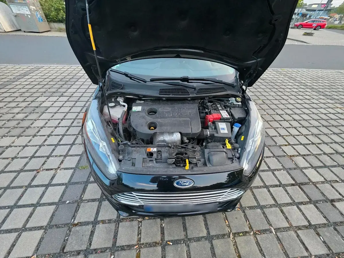 Gebraucht Ford Fiesta 95 PS (69 kW) 2014 Schwarz Kleinwagen