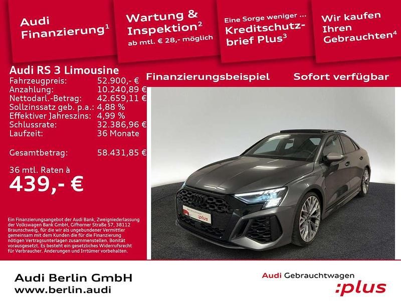 Gebraucht Audi RS3 Sport 400 PS (294 kW) 2023 Grau Limousine