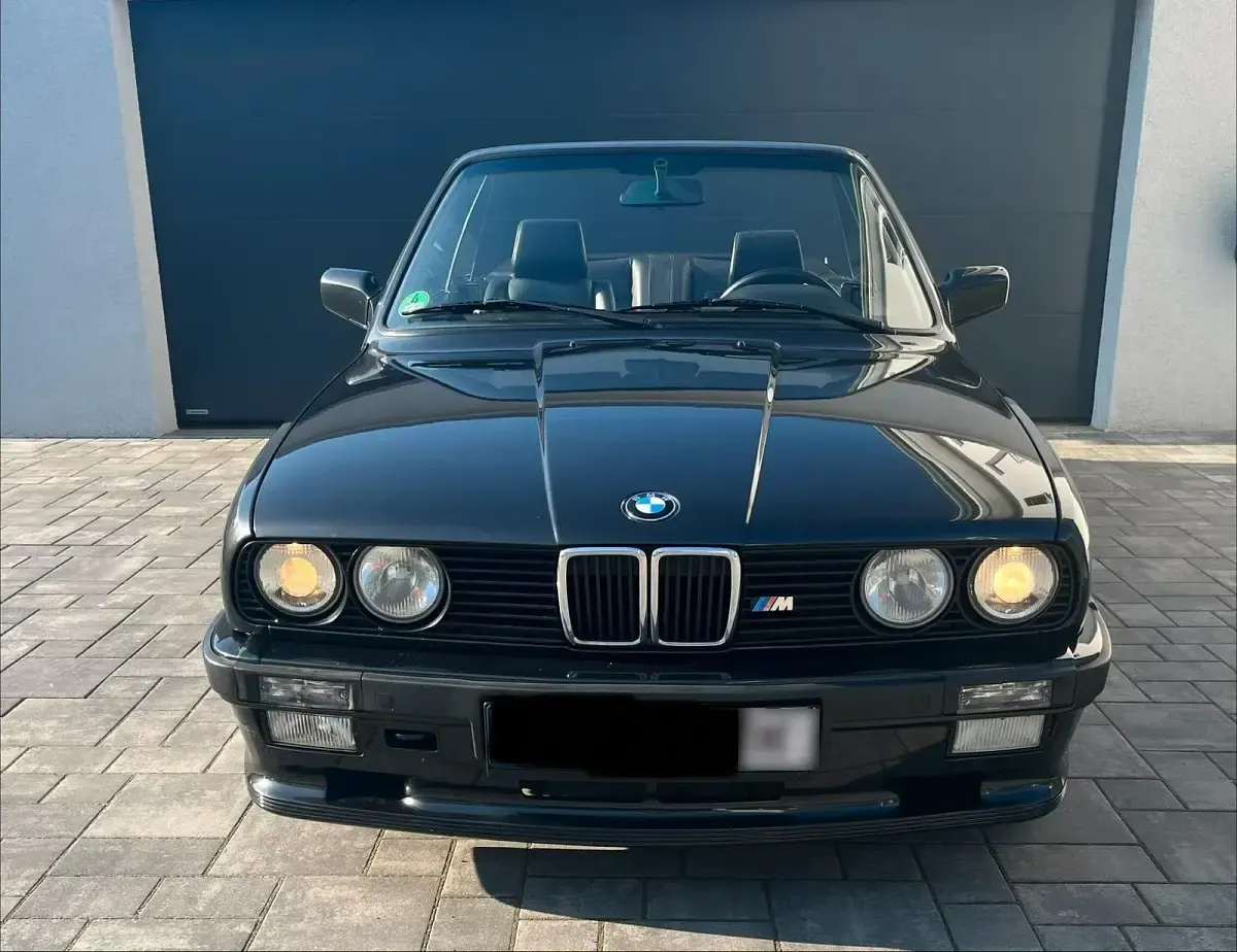Gebraucht BMW 320 Cabriolet Sport Line 129 PS (94 kW) 1990 Schwarz Cabrio