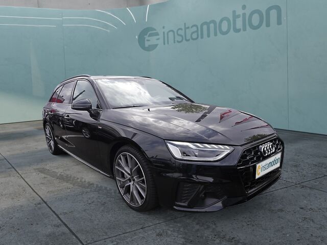 Schwarz Gebraucht 2023 Audi A4 S-Line Kombi | 42.640 € - Bild 1/2