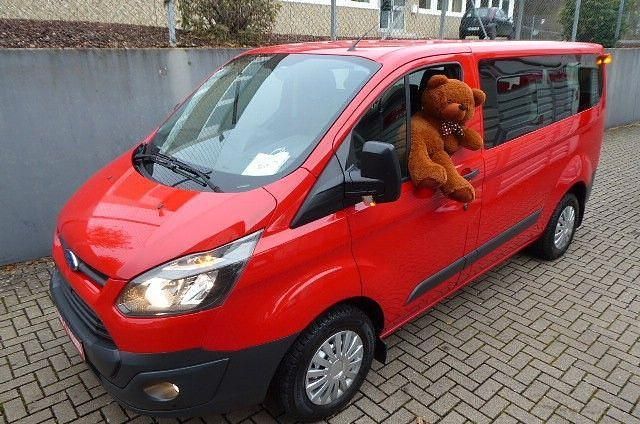 Rot Gebraucht 2015 Ford Transit Custom Kombi | 12.921 € (Superpreis) - Bild 1/4
