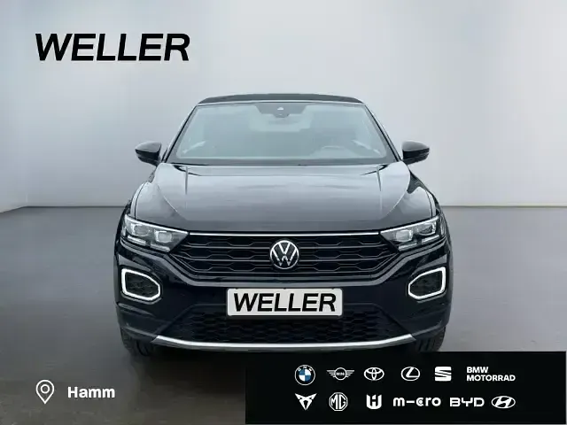Gebraucht VW T-Roc Cabriolet Style 150 PS (110 kW) 2021 Schwarz Cabrio