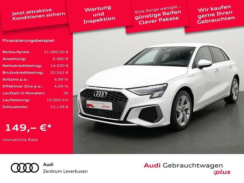Weiss Gebraucht 2022 Audi A3 S-Line Limousine | 21.480 € (Guter Preis) - Bild 1/3