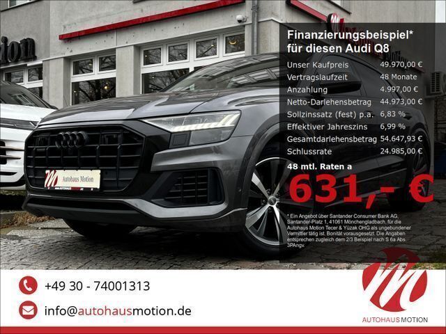 Samuraigrau metallic Gebraucht 2019 Audi Q8 Basis SUV | 49.970 € (Etwas zu teuer) - Bild 1/4