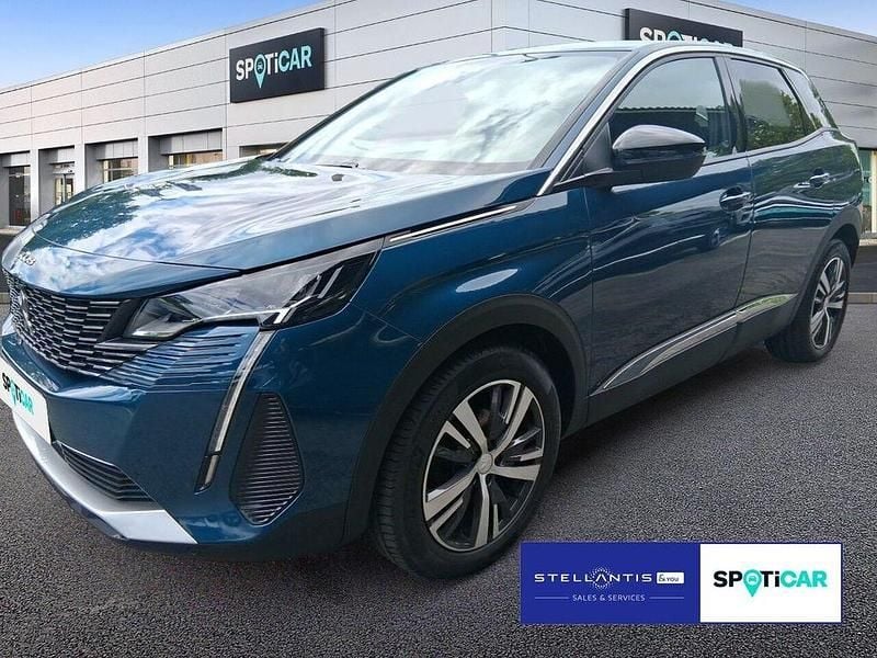 Blau Gebraucht 2022 Peugeot 3008 Allure SUV | 23.590 € (Guter Preis) - Bild 1/3