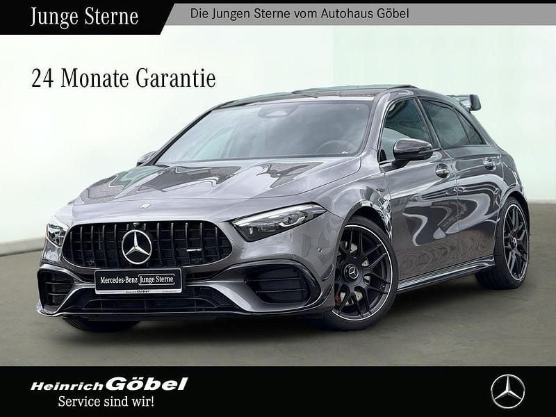Grau Gebraucht 2024 Mercedes A45 AMG Premium Plus Limousine | 62.900 € (Teuer) - Bild 1/4