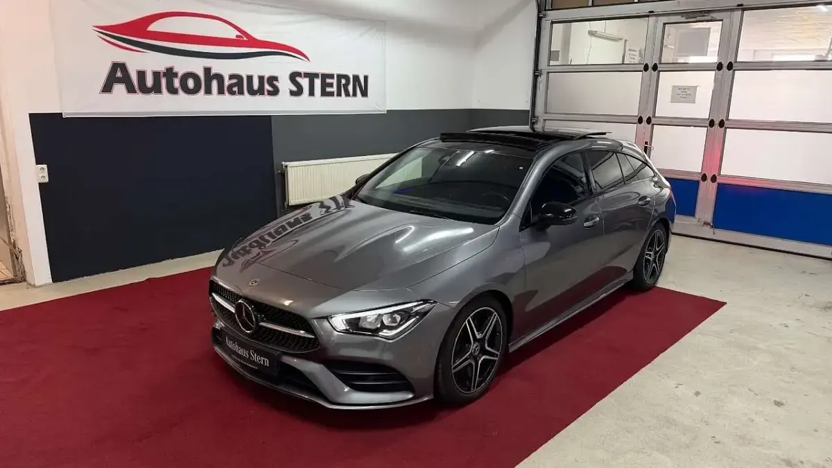 Gebraucht Mercedes CLA200 AMG line 163 PS (119 kW) 2020 Grau Coupé