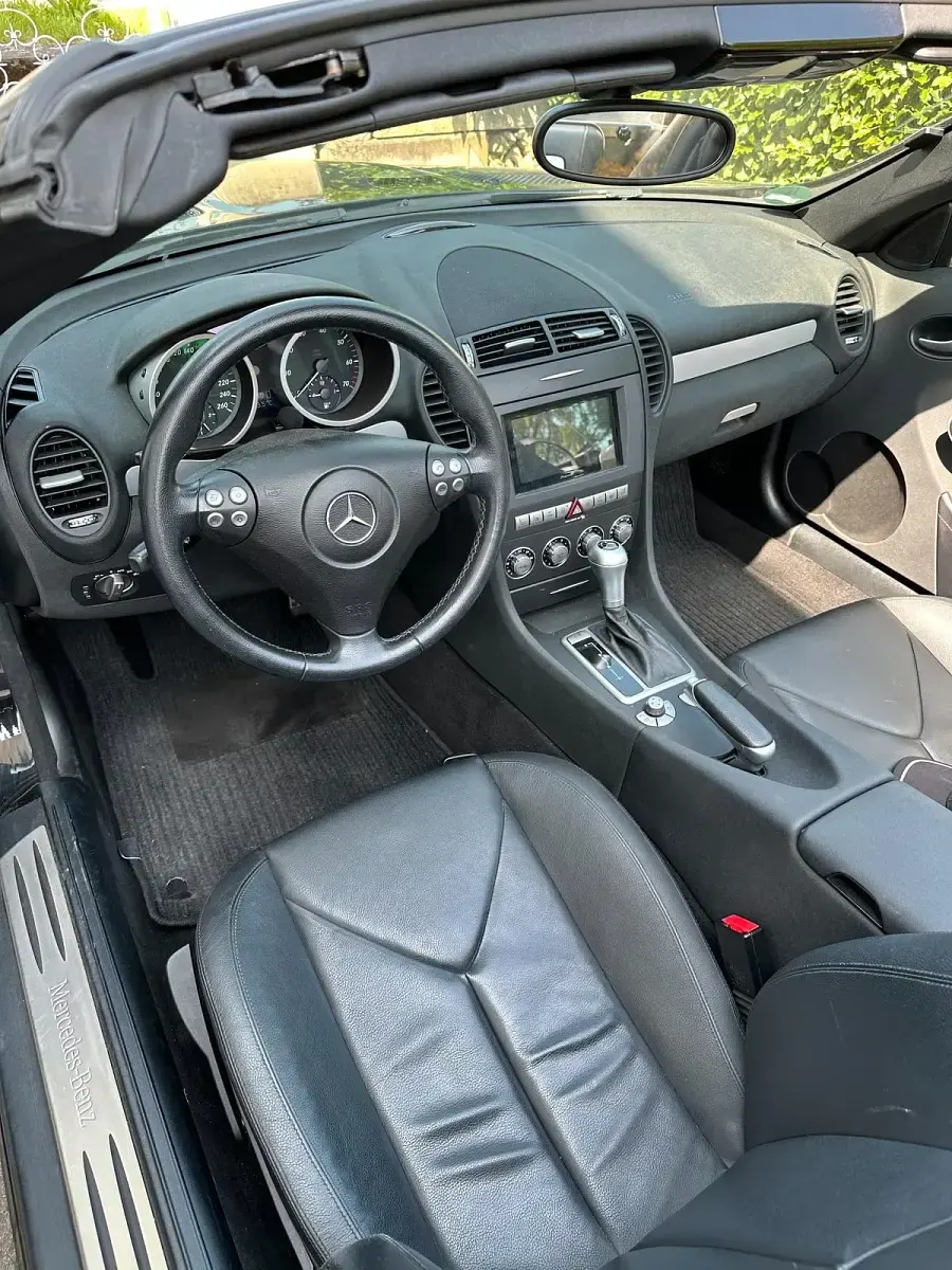 Gebraucht Mercedes SLK200 163 PS (119 kW) 2005 Schwarz Cabrio