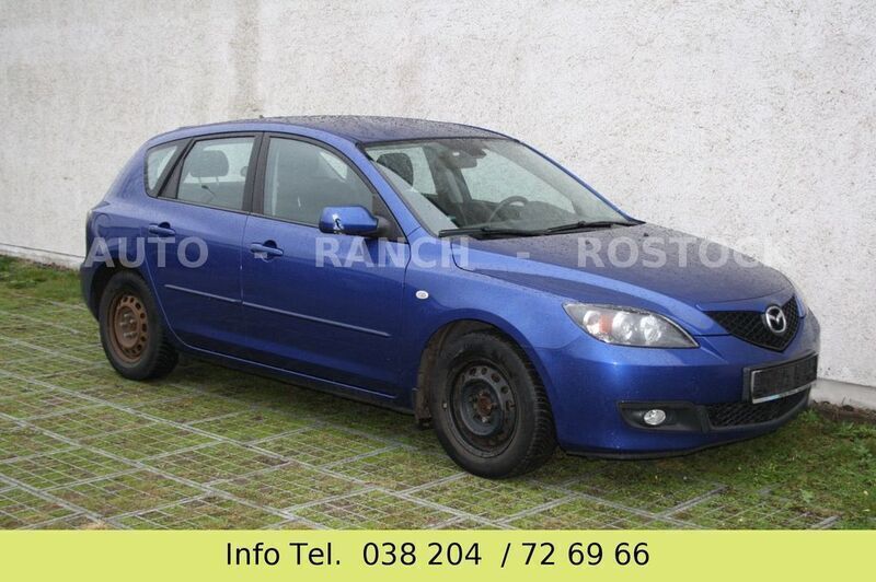 Blau Gebraucht 2007 Mazda 3 Active Limousine | 1.000 € (Superpreis) - Bild 1/4