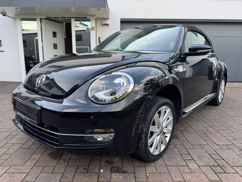 Schwarz Gebraucht 2016 VW Beetle Exclusive Cabrio | 10.220 € - Bild 1/4