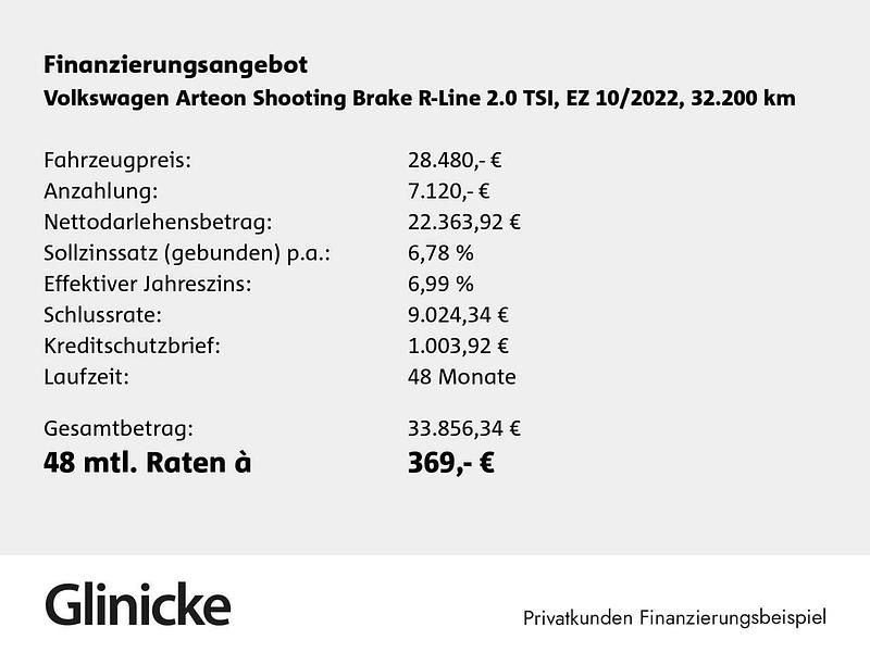 Gebraucht VW Arteon R-line 190 PS (139 kW) 2022 Mondsteingrau Coupé