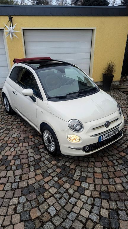 Weiß Gebraucht 2017 Fiat 500C Lounge Cabrio | 10.500 € (Fairer Preis) - Bild 1/4