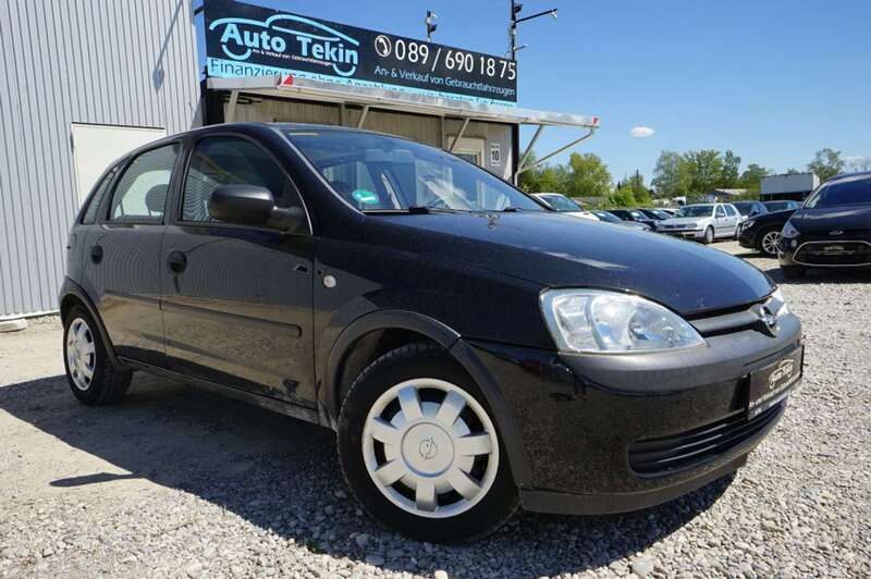 Schwarz Gebraucht 2001 Opel Corsa Kleinwagen | 299 € (Superpreis) - Bild 1/3