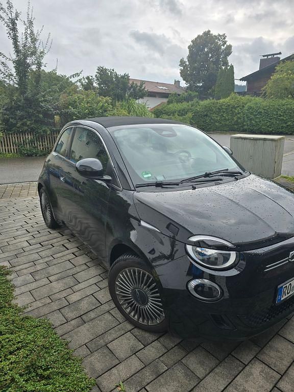 Schwarz Gebraucht 2021 Fiat 500e Icon Cabrio | 14.000 € - Bild 1/4