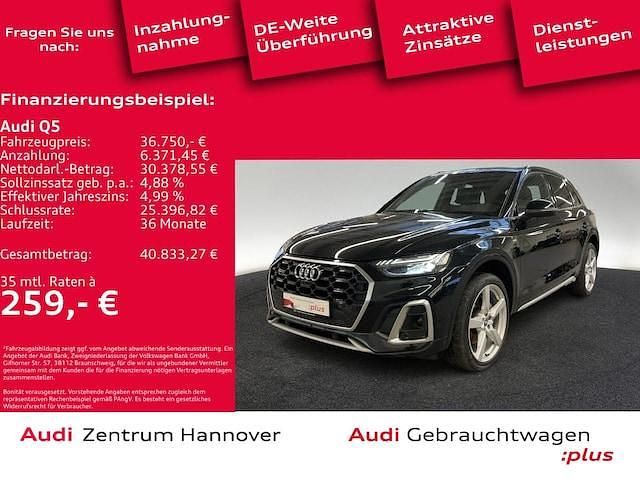 Mythosschwarz metallic Gebraucht 2023 Audi Q5 S-Line SUV | 36.750 € (Superpreis) - Bild 1/4