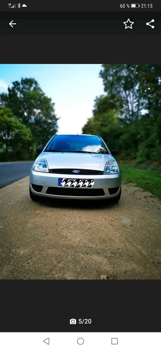 Gebraucht Ford Fiesta 69 PS (50 kW) 2004 Silber Kleinwagen