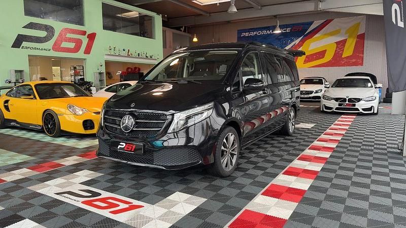 Obsidianschwarz metallic Gebraucht 2022 Mercedes V220 Marco Polo Van / Kleinbus | 64.500 € (Fairer Preis) - Bild 1/4