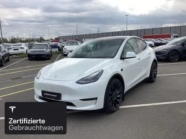 Occasion Tesla Model Y Performance 392 kW (533 ch) 2022 Blanc SUV