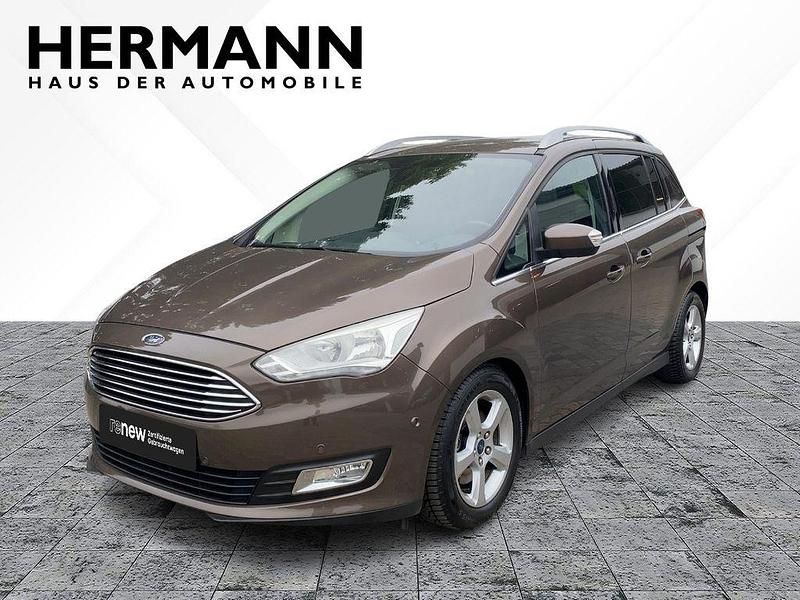Gebraucht Ford Grand C-Max Titanium 125 PS (91 kW) 2016 Braun Van / Kleinbus