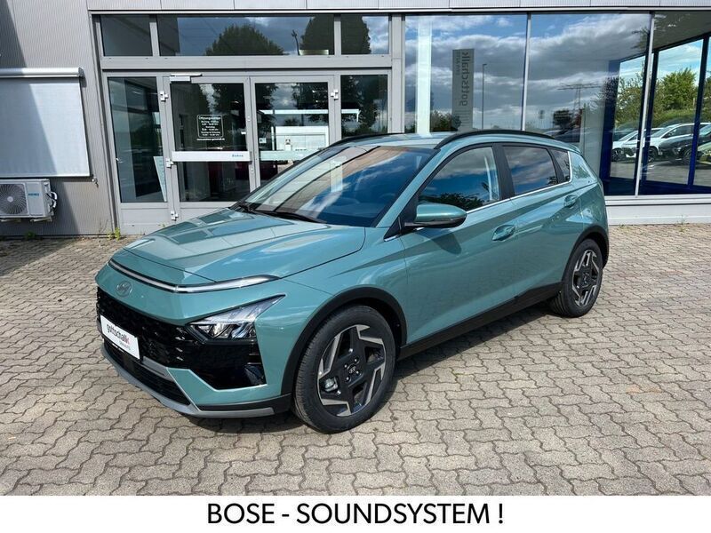 Mangrove green / mic Neu 2025 Hyundai Bayon Prime SUV | 22.990 € (Fairer Preis) - Bild 1/4