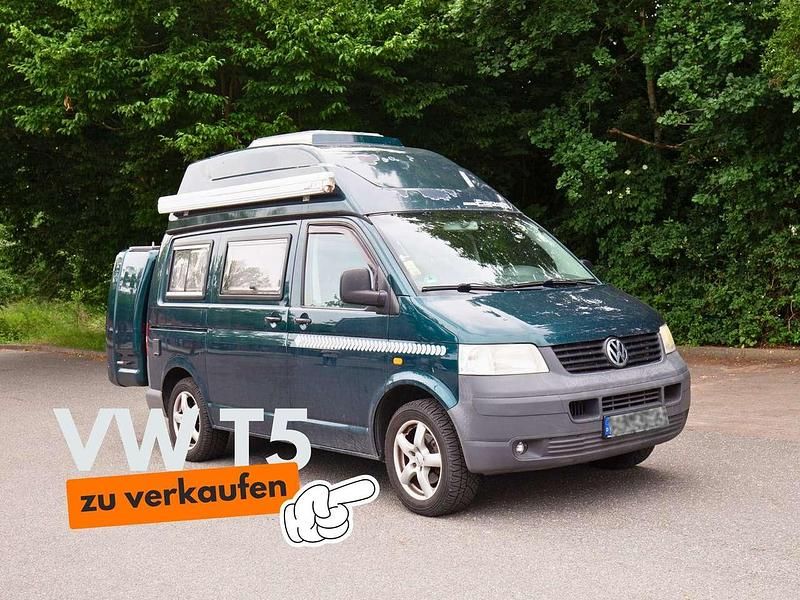 Grün Gebraucht 2005 VW T5 Van | 25.000 € - Bild 1/4