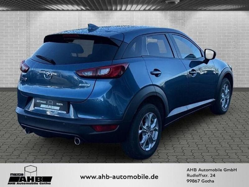 Gebraucht Mazda CX-3 Exclusive-Line 105 PS (77 kW) 2018 Turmalinblau metallic SUV