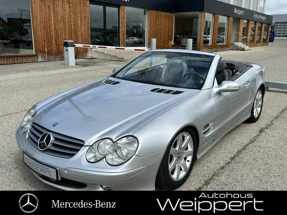 Gebraucht Mercedes SL500 306 PS (225 kW) 2002 Silber Cabrio
