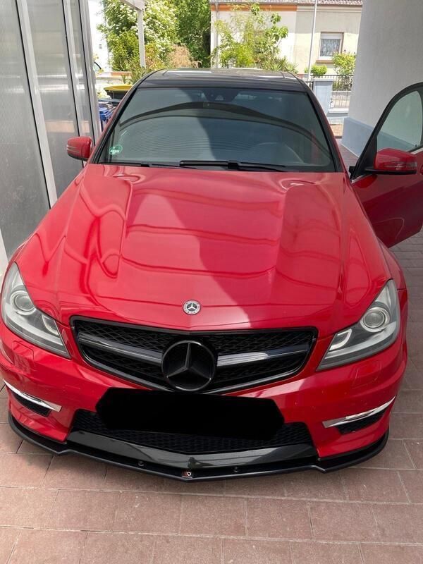 Rot Gebraucht 2013 Mercedes C63 AMG AMG Limousine | 33.000 € (Superpreis) - Bild 1/4